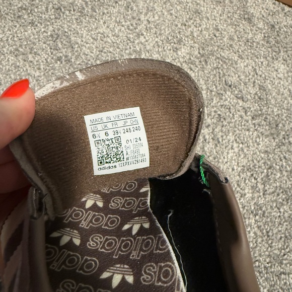 Adidas Men's Brown Suede Sneakers - Picture 3 of 5